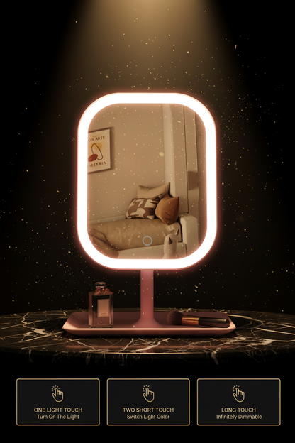 Solara Glow™ Aura LED Mirror