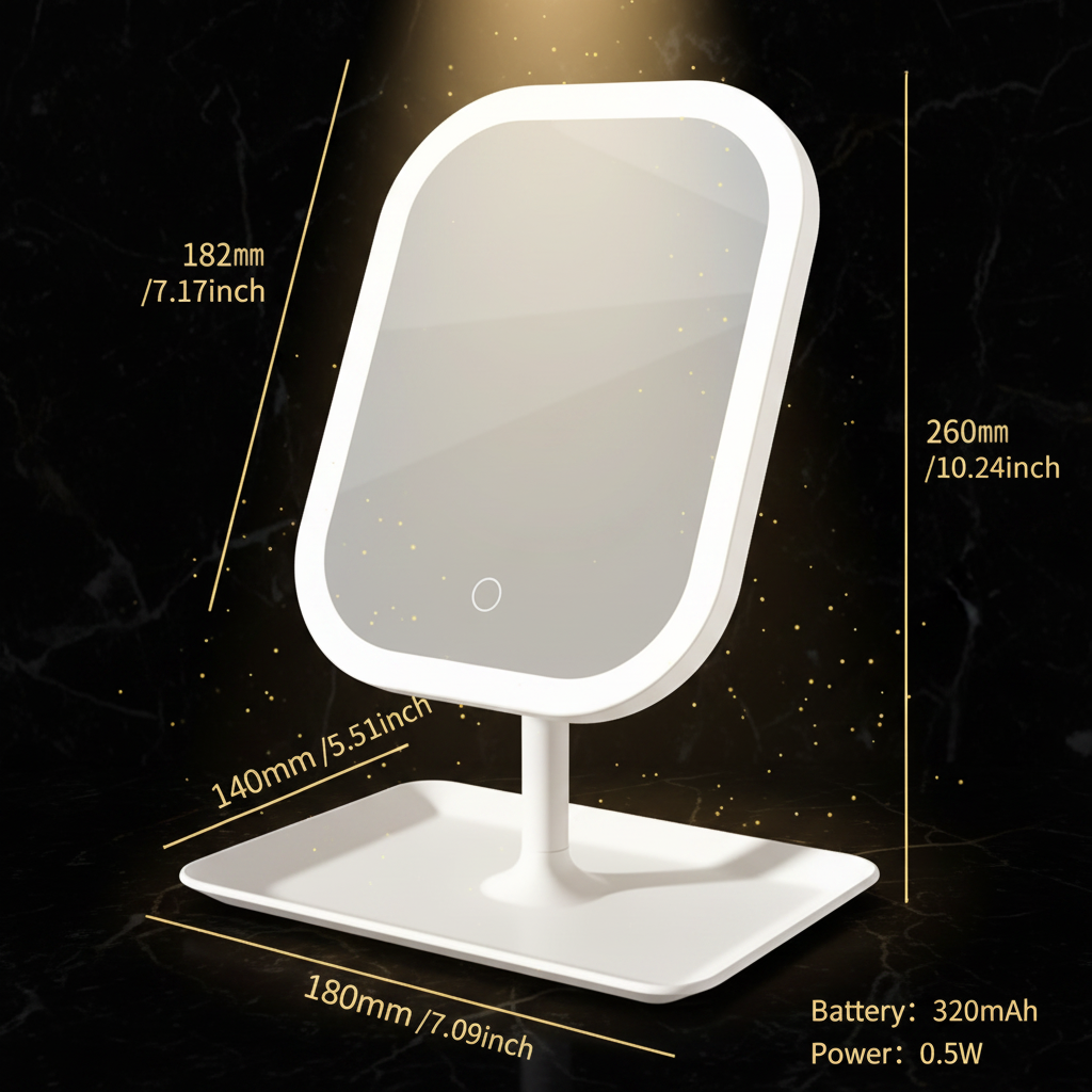 Solara Glow™ Aura LED Mirror